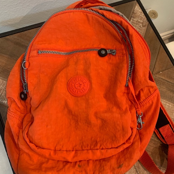 Kipling Orange Backpack Vibrant Everyday Style - Picture 6 of 6